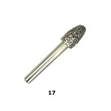 Vacuum Brazed Diamond Burs #17 - Large Bullet Vacuum Brazed Diamond Burs #17 - Large Bullet