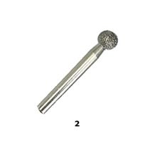 Vacuum Brazed Diamond Burs #2 - Medium Ball