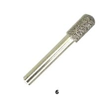 Vacuum Brazed Diamond Burs #6 - Medium Cylinder