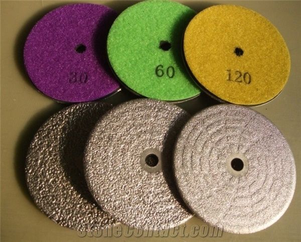Vacuum Brazed Diamond Polishing Pads