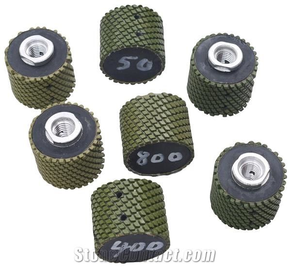 Wet or Dry Diamond Polishing Drum Wheels