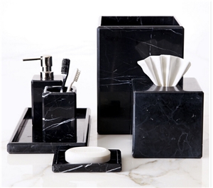 Soap Dispenser Toothbrush Holder Waste Basket