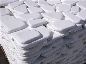 White Thassos Pebbles
