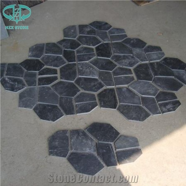 Black Slate Flooring Tiles,Slate Floor Tiles,Slate Stone Flooring,Wall Cladding,Roofing Tiles,Wall Veneer Stone Tiles,Outdoor Wall Tiles,Ledge Stone Siding,Slate Pattern Paving Stone