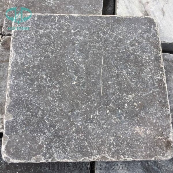 Blue Limestone Random Flagstones, Irregular Flagstones, Blue Limestone Flagstone Patio, Flagstone Courtyard