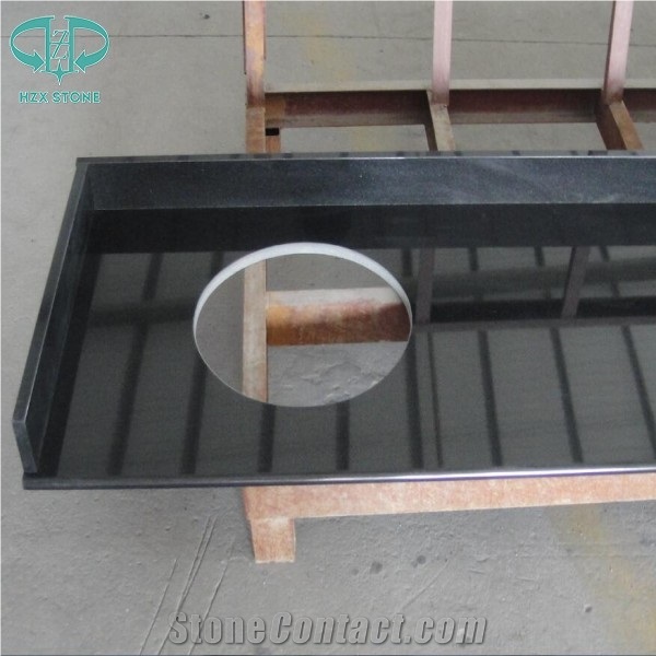 Chinese Absolute Black Granite Countertops,Pure Black Granite Slabs,Black Granite Tiles,Kitchen Countertops,Kitchen Island,Bench Tops,Bar Top,Kitchen Worktops