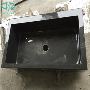 Chinese Absolute Black Granite Kitchen Countertops,Absolute Black Granite Slabs,Black Granite Tiles,Kitchen Island,Bench Tops,Bar Top,Kitchen Worktops with Sinks