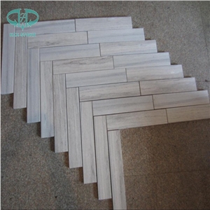 Chinese Silver Wood Marble Floor Covering Tiles, Silver River Marble Wall Covering Tiles, Narble Patten for Wall and Floor