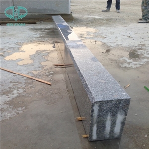 G341 Grey Granite Kerbs, China Grey Granite,China Shandong Laizhou Granite, Steps, Kerbs, Kerbstone, Flamed Grey Granite Kerbstone, Sesame Grey