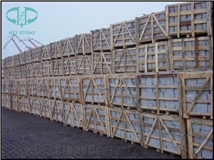 G601 Granite Cube Stone, Light Grey Granite Cobble Stone for Paving Outside