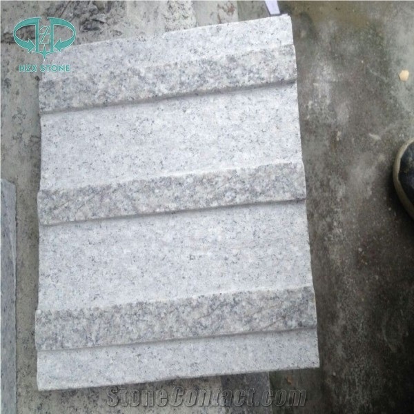 G603 China Silver White Star White Sesame White Bianco Crystal Grantie Flamed Sandblast Tactile Pedestrian Paver Blind Road Paver,Blind Paving Stone