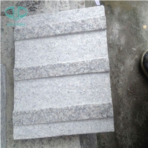 G603 China Silver White Star White Sesame White Bianco Crystal Grantie Flamed Sandblast Tactile Pedestrian Paver Blind Road Paver,Blind Paving Stone