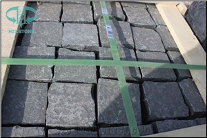 G684 Black Basalt Cube Stone / Cobble Stone Pavers / Landscaping Stone /Garden Stepping Pavements /Exterior Stone