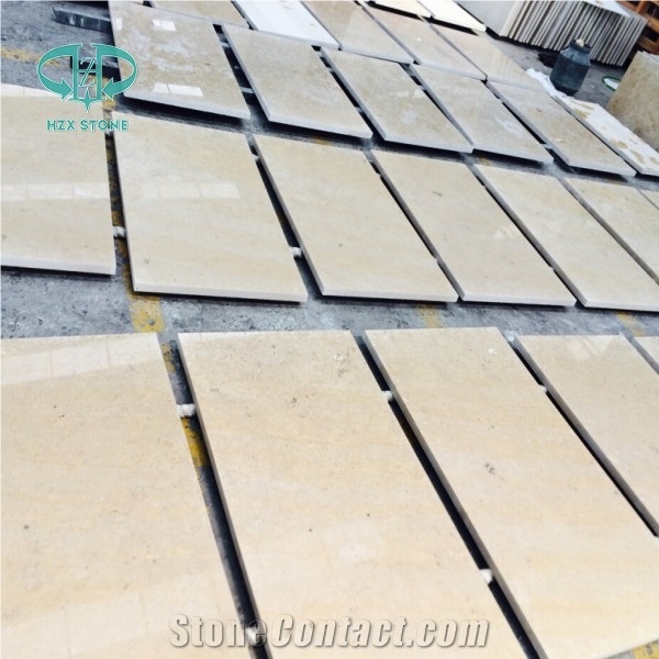 German Polished Jura Beige Limestone Tile & Slab for Wall Cladding, Flooring
