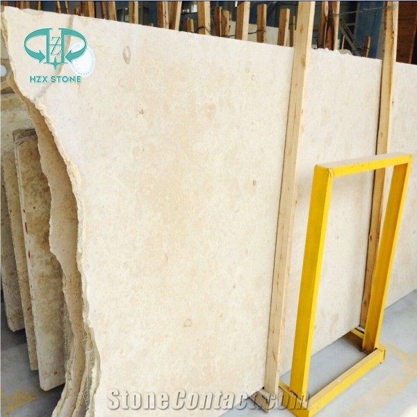 German Polished Jura Beige Limestone Tile & Slab for Wall Cladding, Flooring
