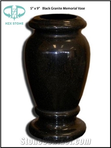 Grave Vase, Tombstone Vase, Memorials Vase, Shanxi Black Granite Urn, Vase & Bench Grave Vase, Tombstone Vase, Memorials Vase, Shanxi Black Granite Urn, Vase & Bench
