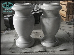 Grey Granite Vase, Urn, Monumental Vases