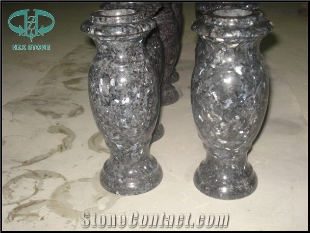 Grey Granite Vase, Urn, Monumental Vases
