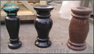 Grey Granite Vase, Urn, Monumental Vases