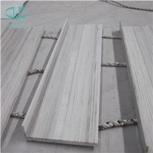 Grey Marble Bathroom Countertops, Wooden Marble Custom Vanity Tops, Bathroom Vanity Tops