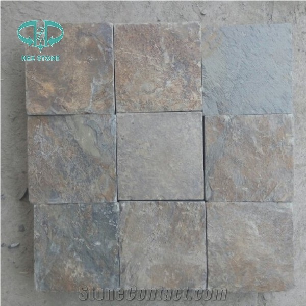 Rustic Slate Floor Tile/Paving/Wall-cladding Culture Stone/Circle