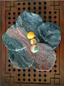 China Granite Fruit Bowl,China Polished Red Granite Plate &Tray,Granite Kitchen Decoration Accessories