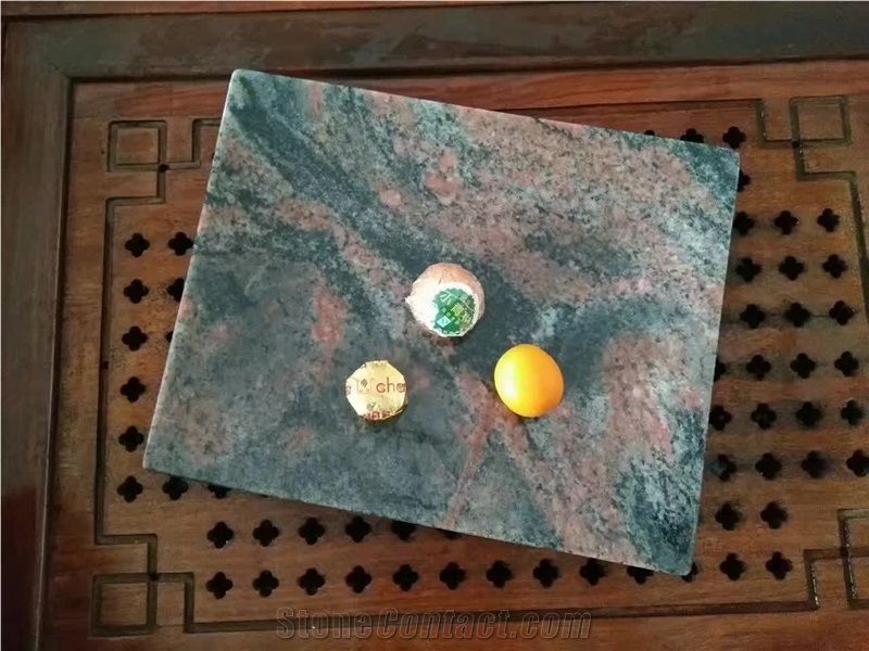 China Granite Fruit Bowl,China Polished Red Granite Plate &Tray,Granite Kitchen Decoration Accessories