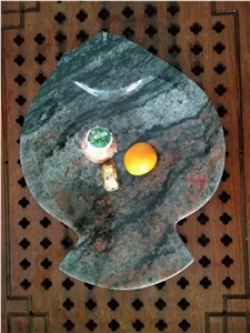 China Granite Fruit Bowl,China Polished Red Granite Plate &Tray,Granite Kitchen Decoration Accessories