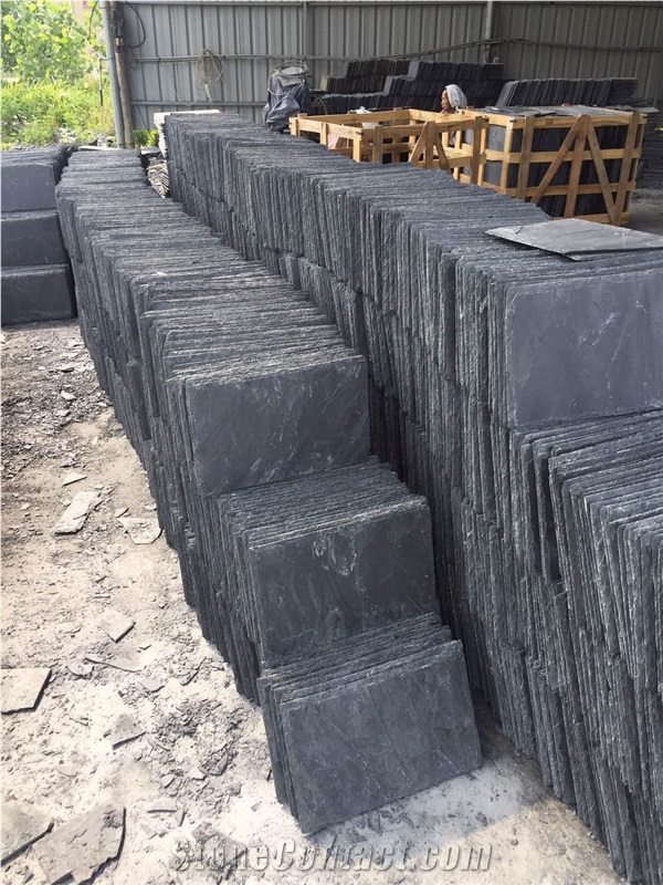 China Grey Roof Slate Tiles,Naturel Surface Slate Roof Tiles