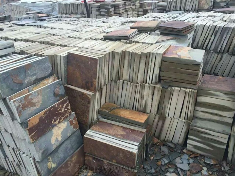 China Ruby Slate Tiles,Red Indoor Floor & Wall Tiles,Natural Surface Outdoor Floor & Wall French Pattern