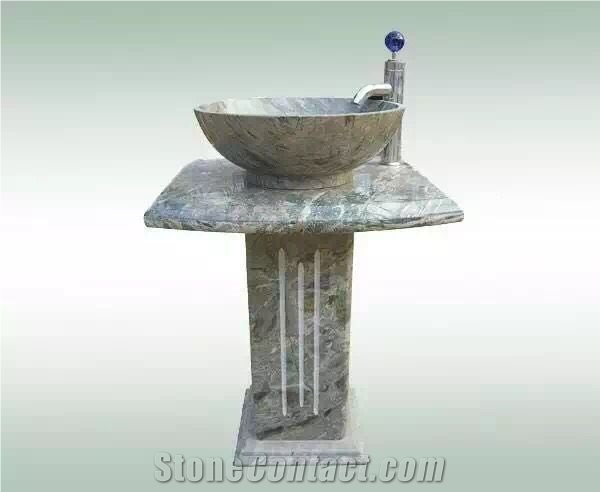 Solid Surface Table Tops Green Onyx Round Table Set for Office