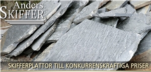 Offerdal Slate Flagstone Slabs, Tiles