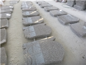 French Style G664 Granite Single Monument & Tombstone, Cemetery Tombstones,Simple Style Tombstone