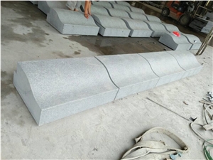 G654 Granite Kerbs/China Grey Granite Kerbstone/Granite Landscape Stone/Kerbstones/China Kerbstone/Building Stone/Road Stone/Padang Dark Granite Kerbstone Stone