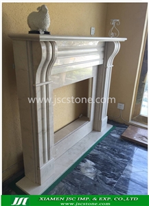 Cream Marfi Fireplace in Stock