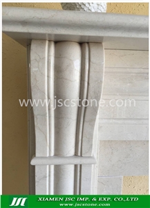 Cream Marfi Fireplace in Stock