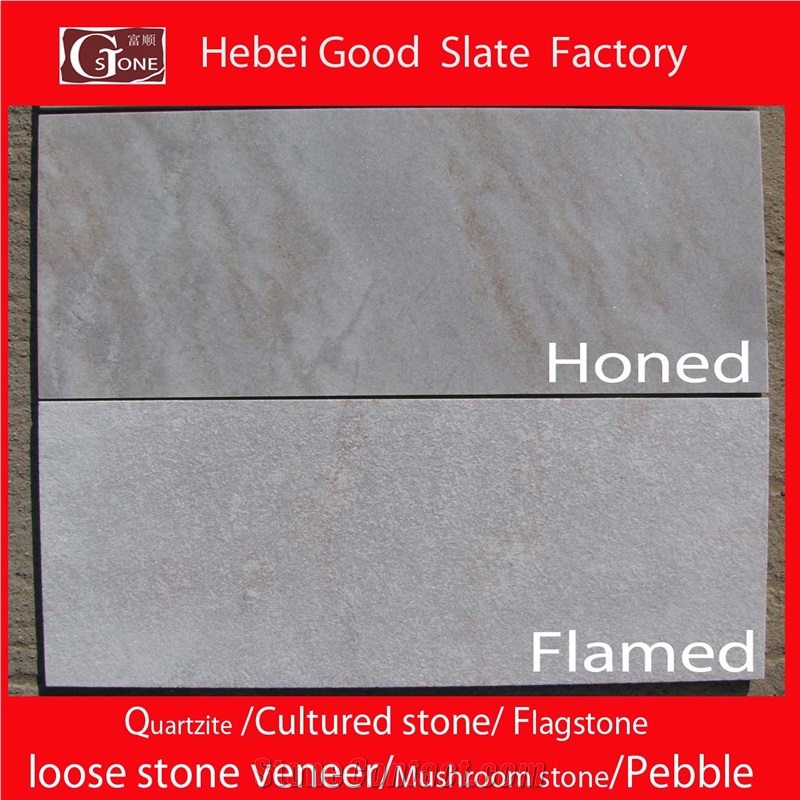 China White Quartzite Slabs & Tiles, Normal White Quartzite