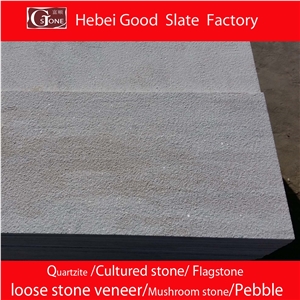 Normal White Quartzite Bush Hammered Surface Normal White Quartzite Bush Hammered Surface