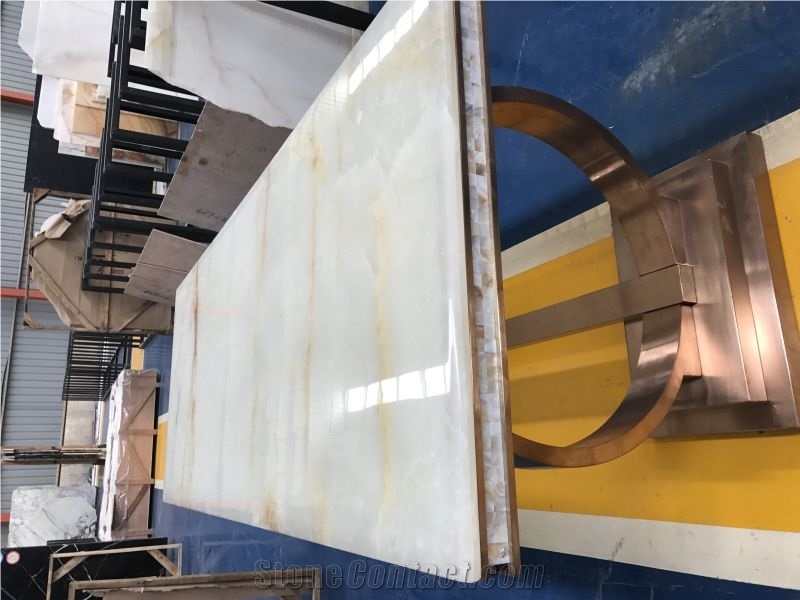 White Onyx Table Top,Onyx Table, White Onyx Countertop