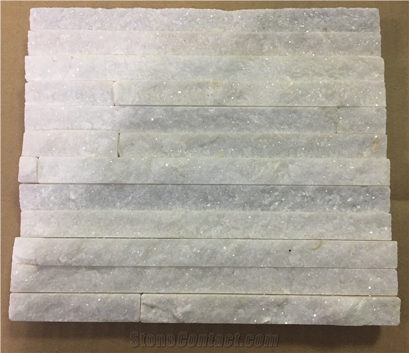 White Quartzite Ledgstone Cultured Stone