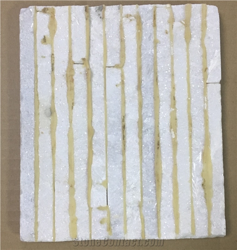 White Quartzite Ledgstone Cultured Stone