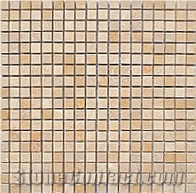 1.5x1.5 cm Square Marble Sheet Mosaic