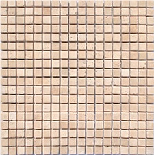 1.5x1.5 cm Square Marble Sheet Mosaic