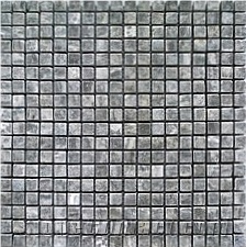 1.5x1.5 cm Square Marble Sheet Mosaic