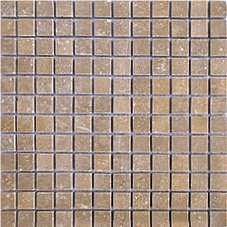 2.3x2.3 cm Travertine Mosaic Sheet,Square Mosaic Polished Turkey
