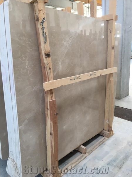 Sandien Beige Marble Slab, Burdur Cream Beige Turkey Tile