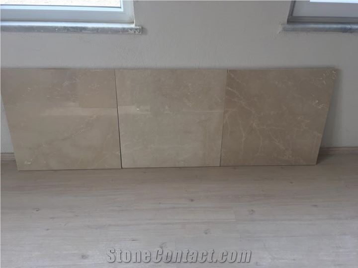 Sandien Beige Marble Slab, Burdur Cream Beige Turkey Tile