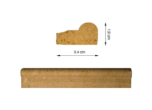Travertine Honed Ogee Turkey