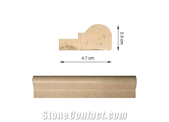 Travertine Honed Ogee Turkey