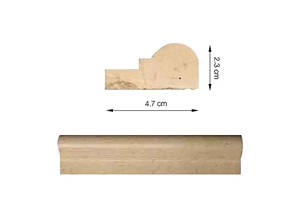 Travertine Honed Ogee Turkey